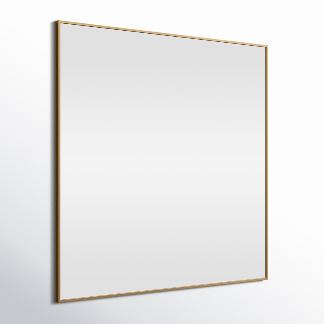 Valparaiso Accent Mirror Wade Logan® Size: 48"  x 48"  Finish: Brass