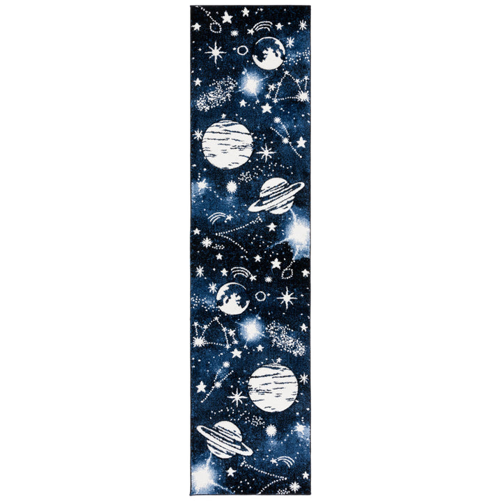 Highfill Dark Blue/Light Blue Area Rug Viv + Rae™ Rug Size: Runner 2'3" x 12'