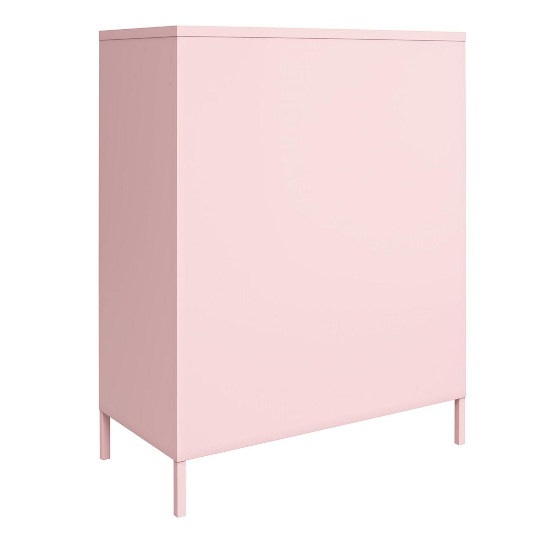 Cache 2 - Door Metal Accent Cabinet Novogratz Color: Pink