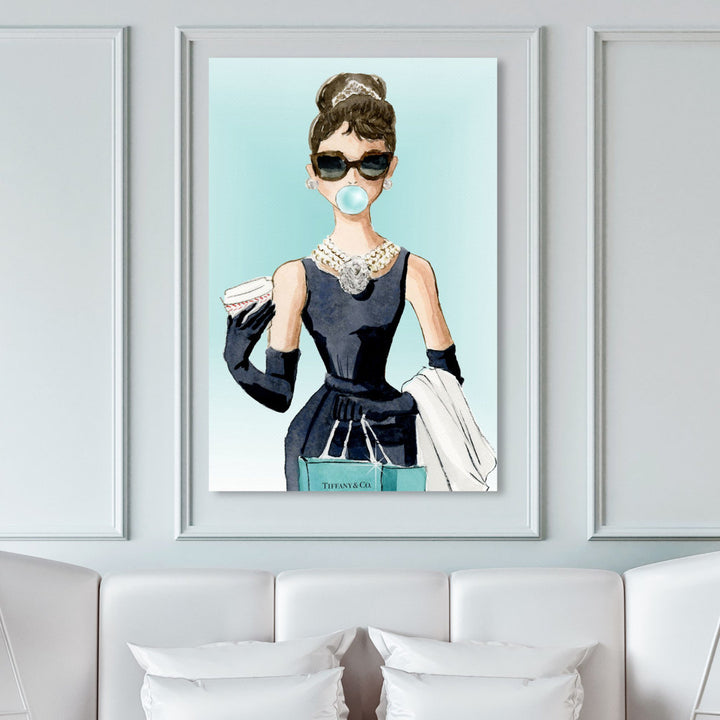 Bubble Gum Jewelry - Graphic Art on Canvas Oliver Gal Prints Size: 15" H x 10" W  Format: Wrapped Canvas