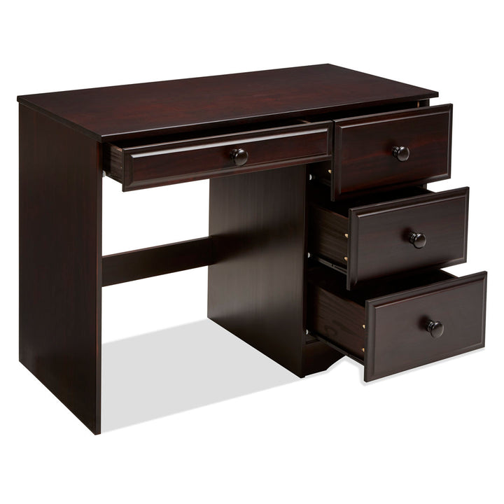 Kellie Writing Desk Three Posts™ Baby & Kids Finish: Cappuccino