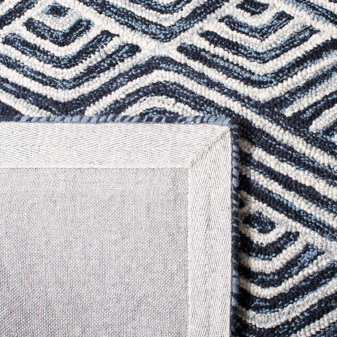 Emmett Hand Tufted 80% Wool And 20% Cotton Geometric Rug Breakwater Bay Rug Size: Runner 2'3" x 7'