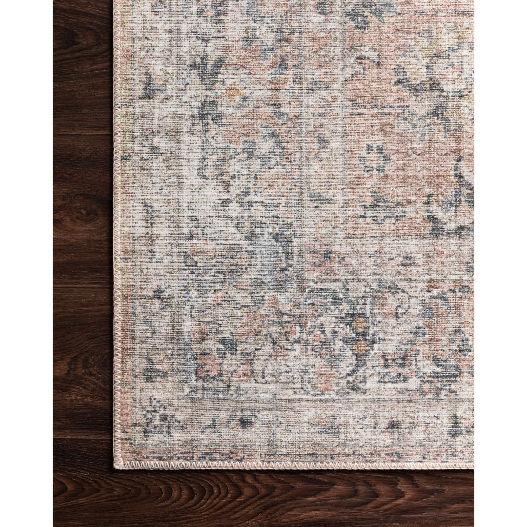 Gelo Oriental Blush/Gray Rug Bungalow Rose Rug Size: Runner 2'6" x 10'