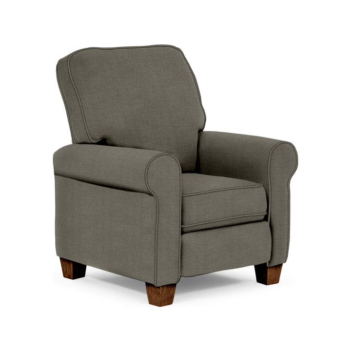 Aghancrossy 35'' Wide Manual Standard Recliner Wayfair Custom Upholstery™ Fabric: Graphite Blue