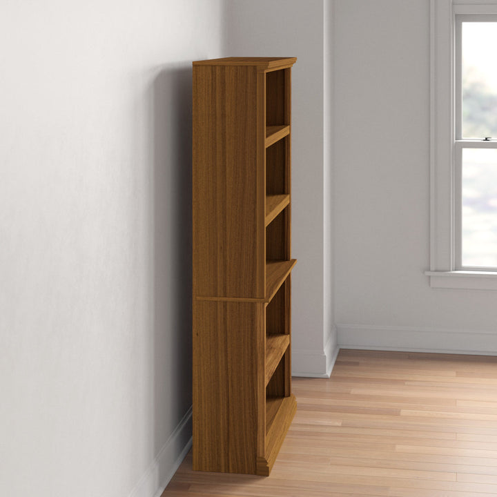 Alexsia 69.76" H x 35.28" W Standard Bookcase Lark Manor™ Color: Oiled Oak
