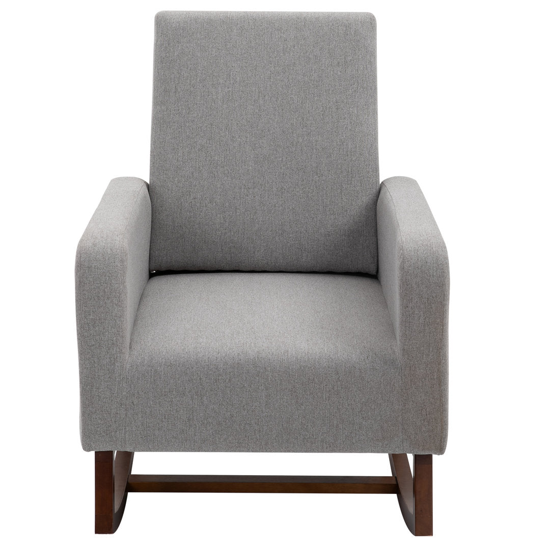 Atze Rocking Chair Latitude Run® Fabric: Gray