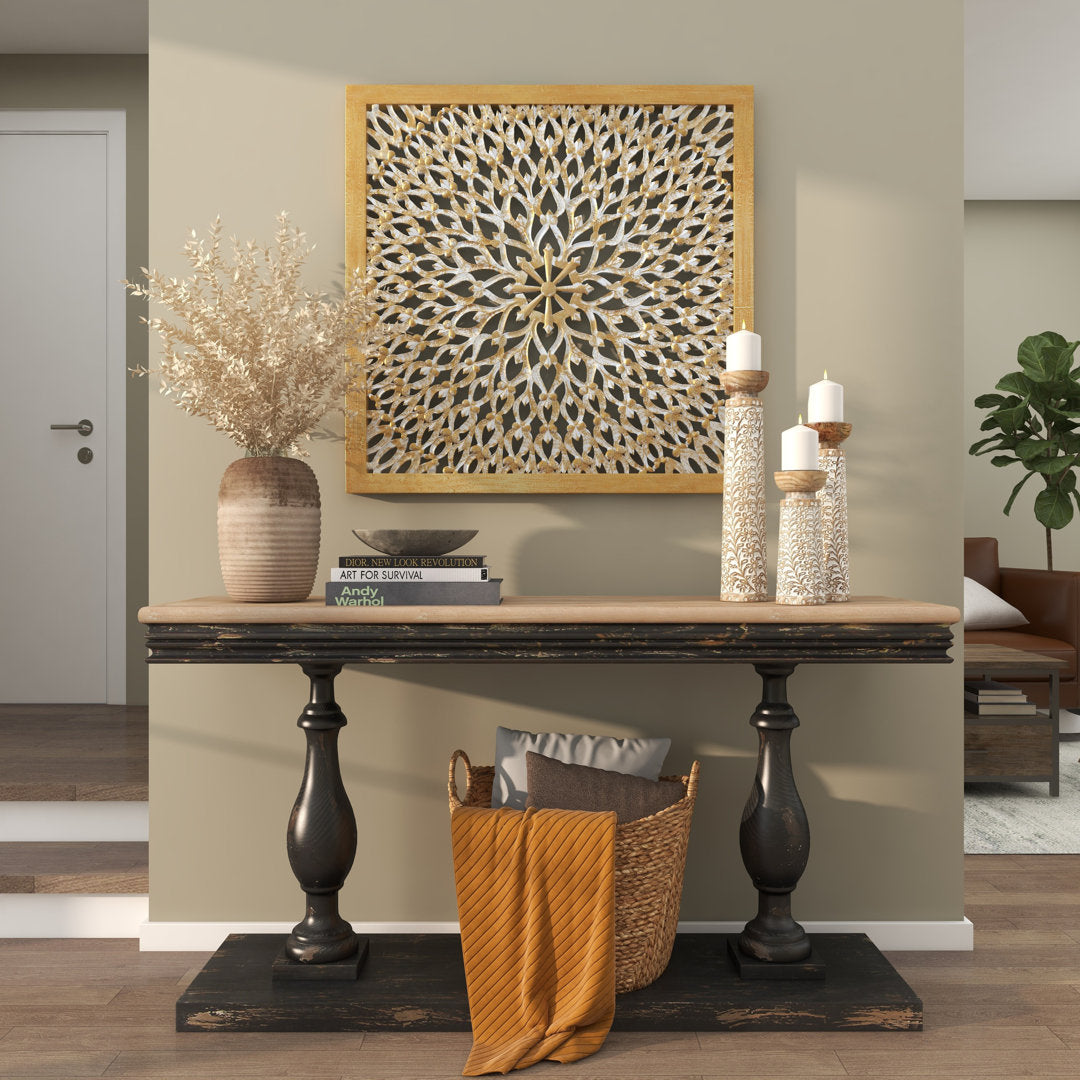 Abstract and Geometric Wall Décor Kelly Clarkson Home Size: 36" H x 36" W x 1" D