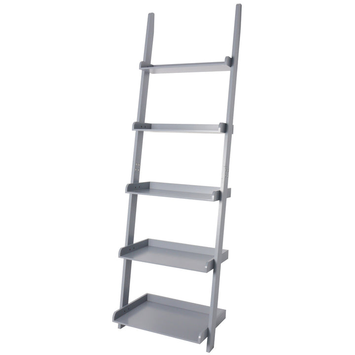 Ricardo 70" H x 21.63" W Ladder Bookcase Zipcode Design™ Color: Gray