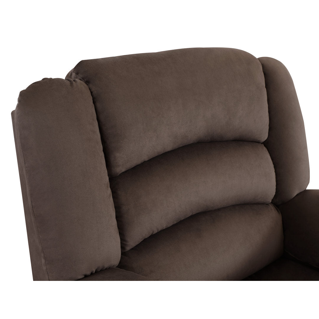Aum 81" Pillow Top Arm Reclining Sofa Red Barrel Studio® Upholstery Color: Brown