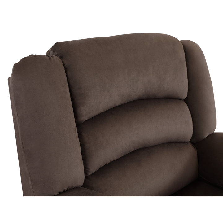 Aum 81" Pillow Top Arm Reclining Sofa Red Barrel Studio® Upholstery Color: Brown