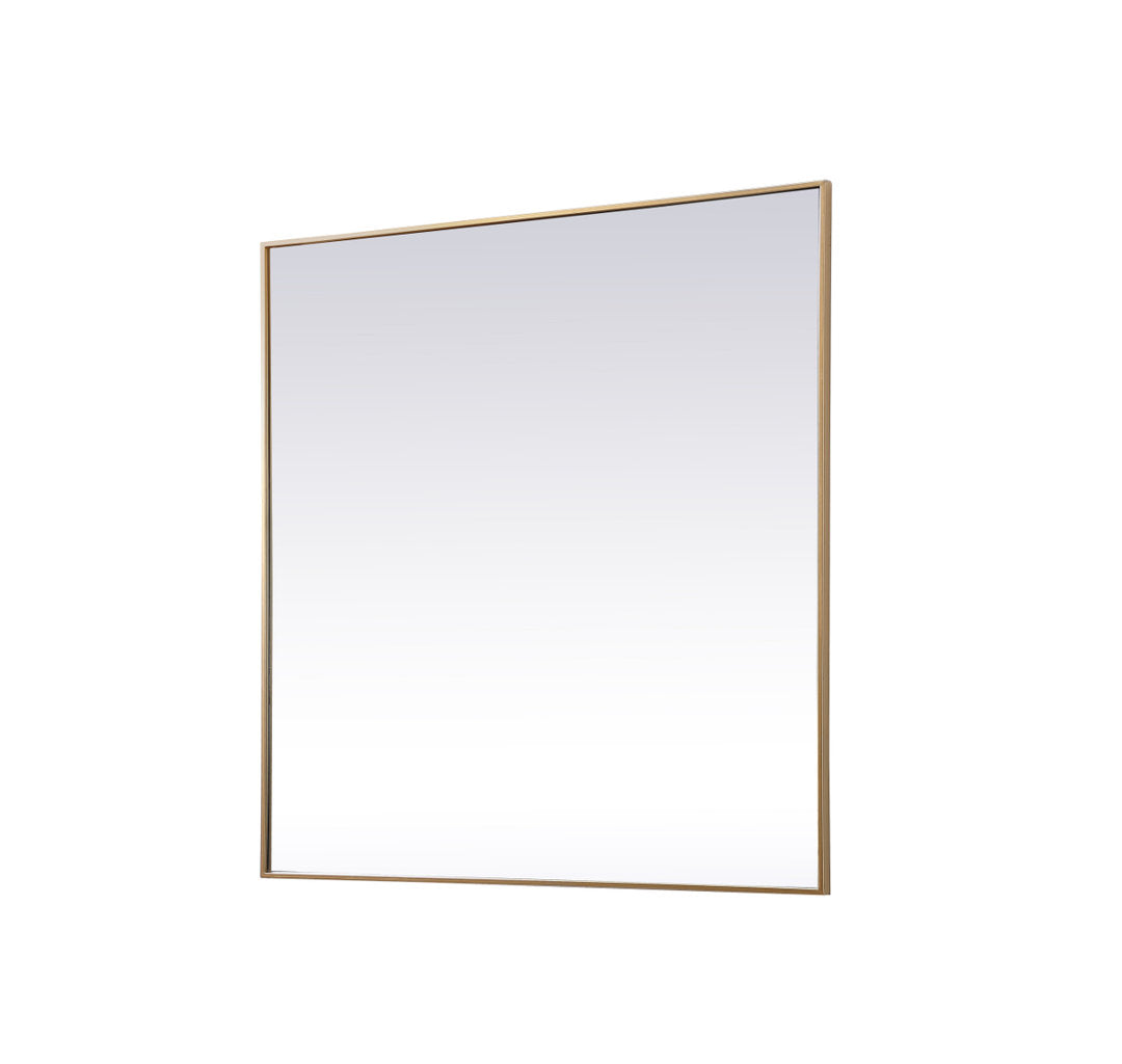 Valparaiso Accent Mirror Wade Logan® Size: 48"  x 48"  Finish: Brass
