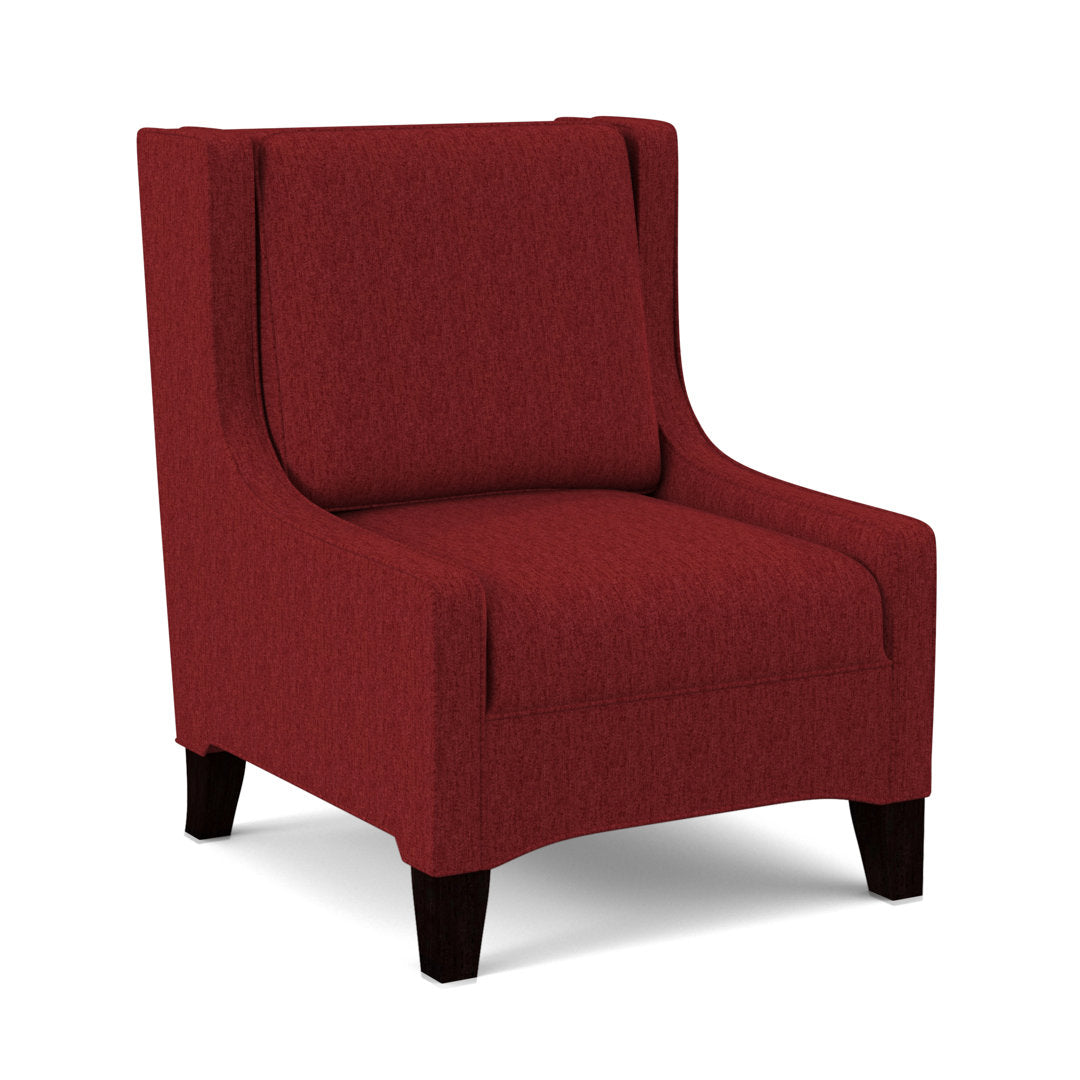 Lucy 26" W Slipper Chair Edgecombe Furniture Body Fabric: Fluff Wall Street