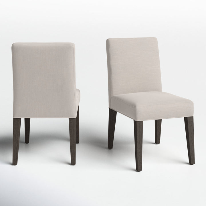 Meria Upholstered Parsons Chair in Beige (Set of 2) Joss & Main