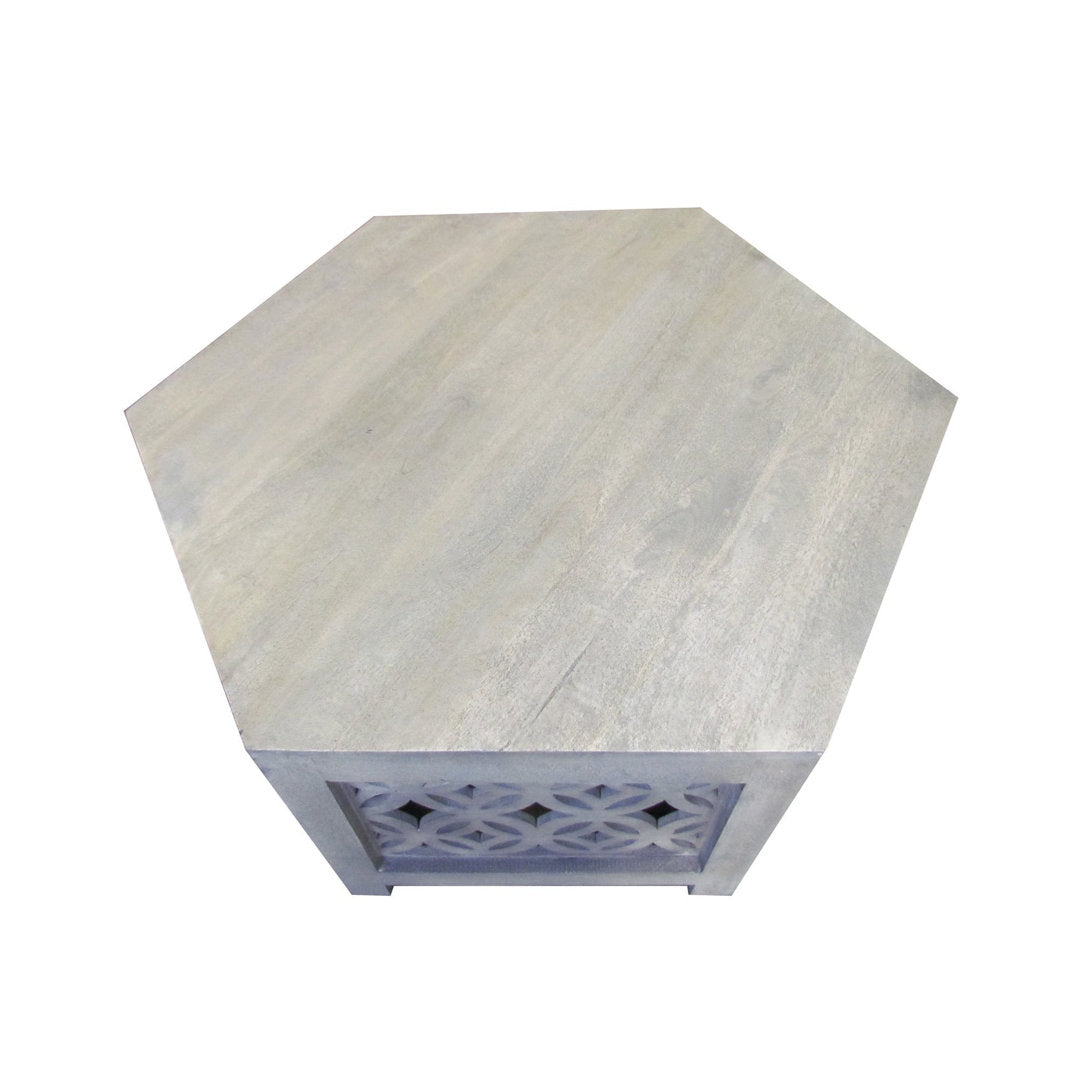 Sandlin Solid Wood Coffee Table Bungalow Rose Size: 18" H x 34" L x 34" W