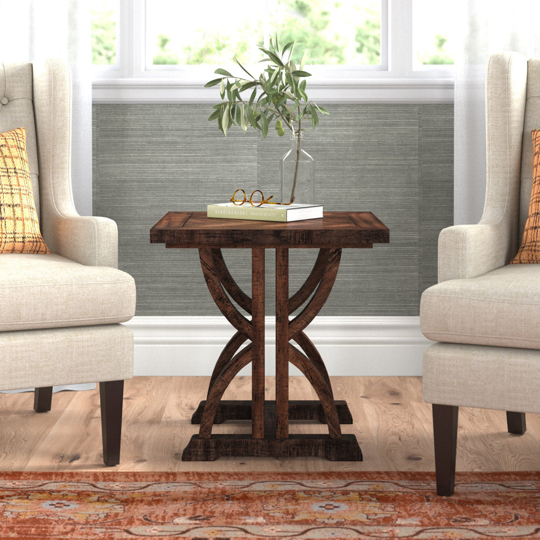 Leiter End Table Three Posts™ Color: Oak