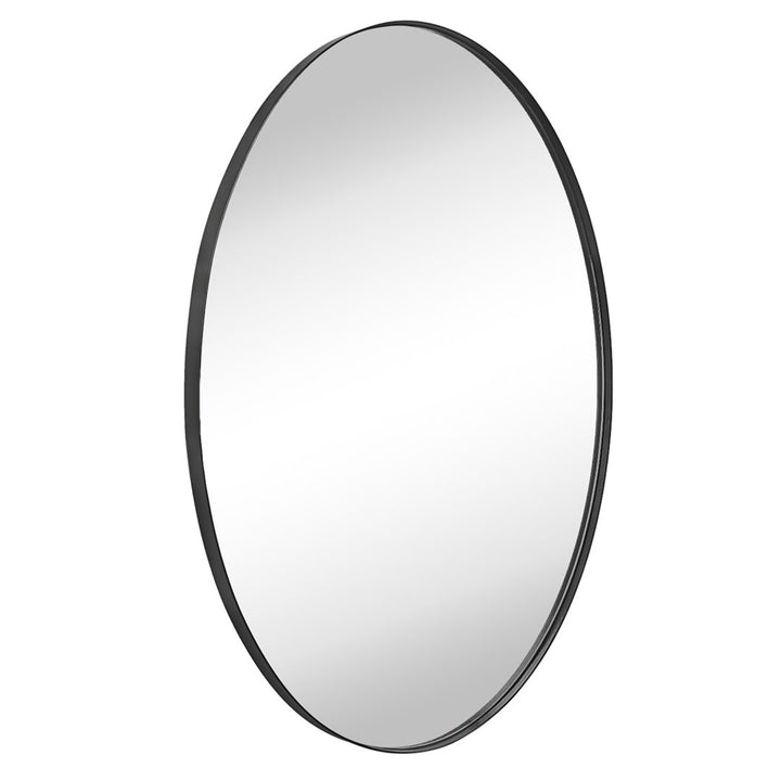 Javell Bathroom Mirror Ebern Designs Size: 36" x 24" Finish: Matte Black