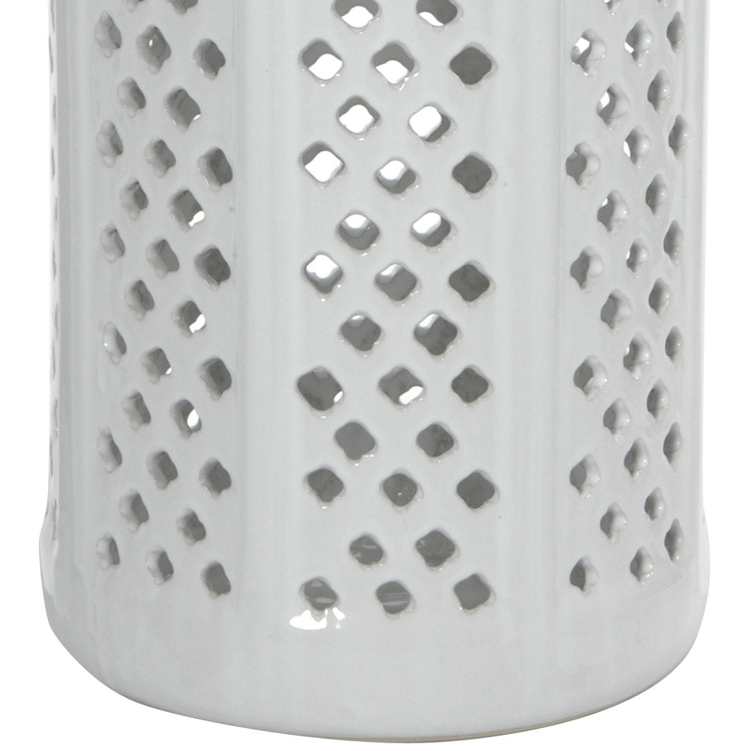 Carved Lattice Decorative Umbrella Stand Dakota Fields