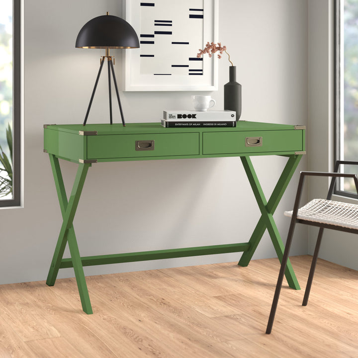 Whetzel Desk Mercury Row® Color: Meadow Green