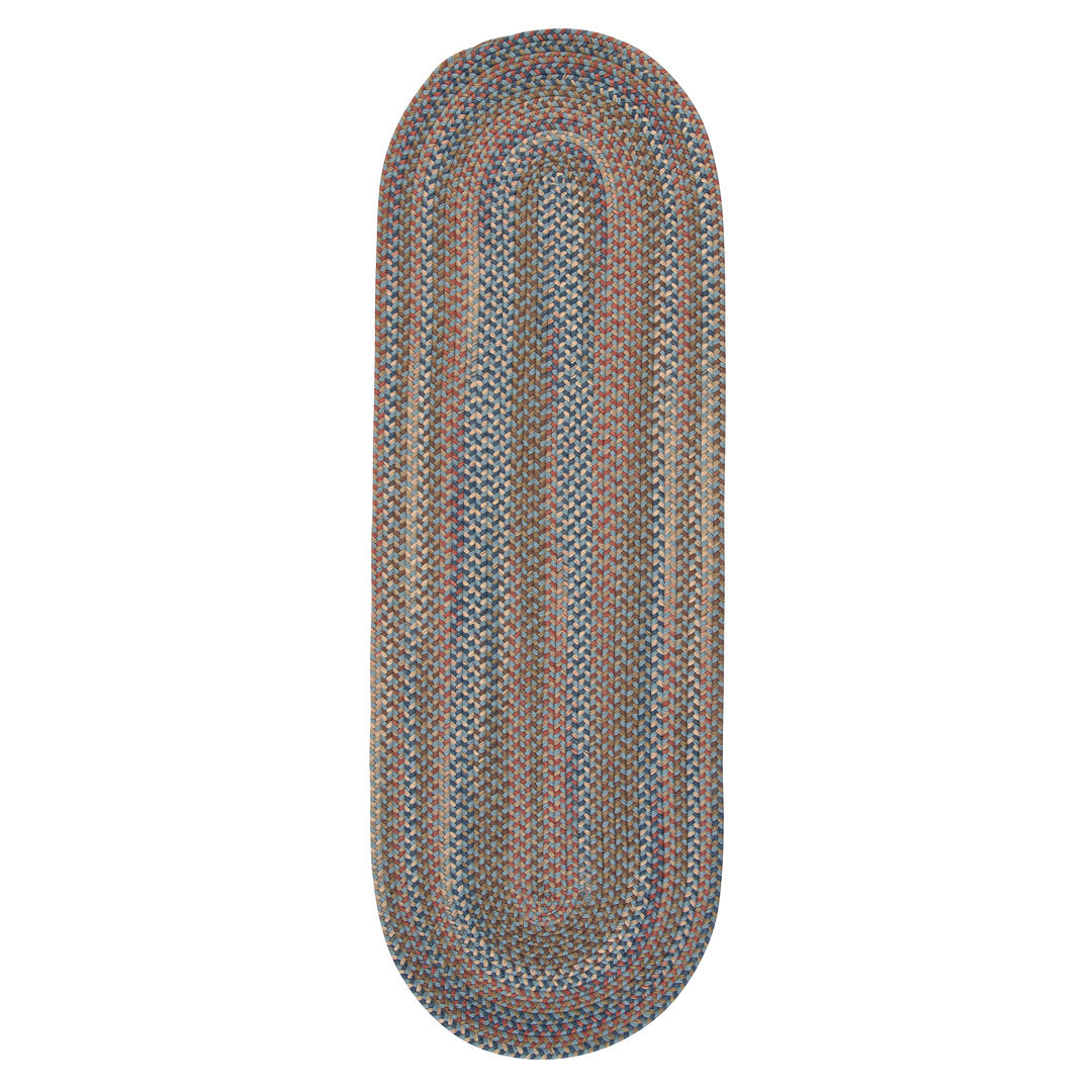 Kipton Reversible Area Rug - Light Blue Charlton Home® Rug Size: Runner 2' x 9'