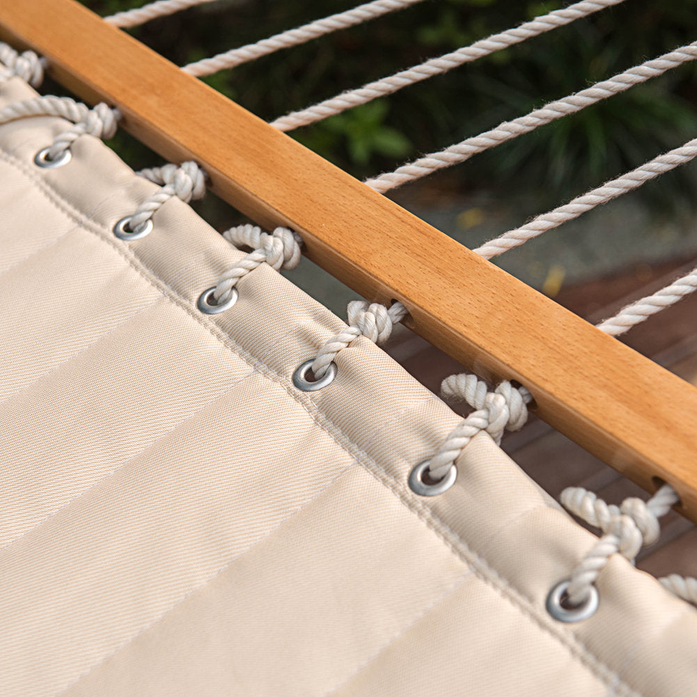 Mitre Double Camping Hammock Arlmont & Co. Color: Natural