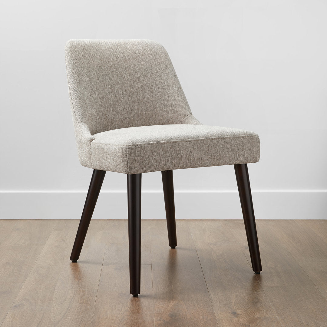 Brently Upholstered Dining Chair (Set of 2) Wade Logan® Upholstery Color: Taupe