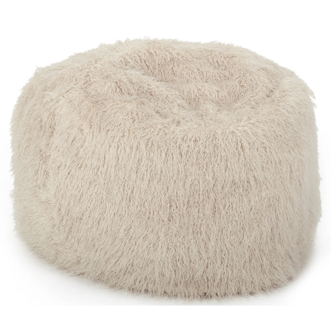 Large Classic Bean Bag Mercer41 Fabric: Taupe Polyester