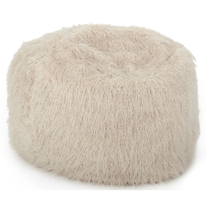 Large Classic Bean Bag Mercer41 Fabric: Taupe Polyester