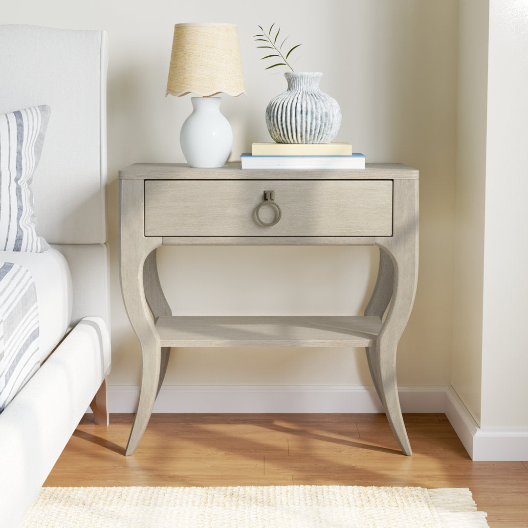 Regan 1 - Drawer Nightstand Birch Lane™ Color: Champagne