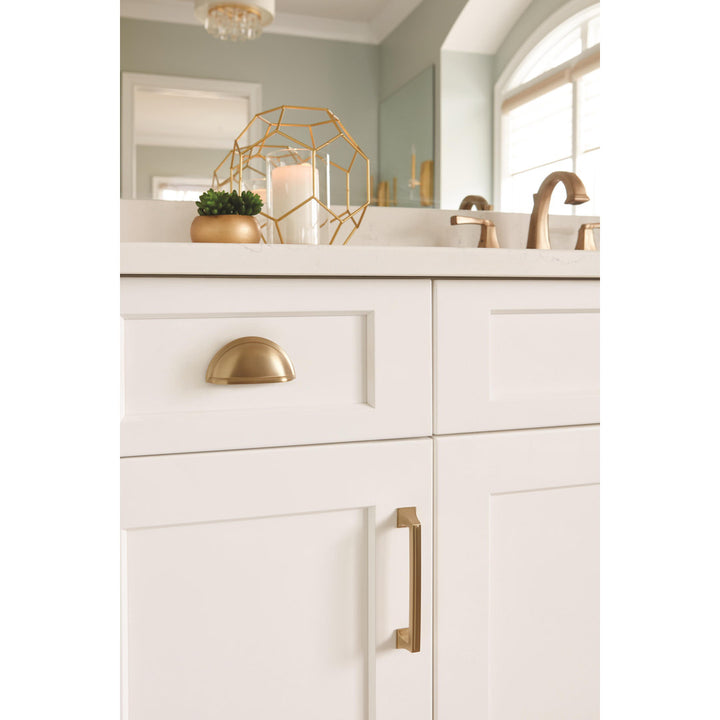 3" Center to Center Cup/Bin Pull Multipack (Set of 10) Amerock Finish: Golden Champagne