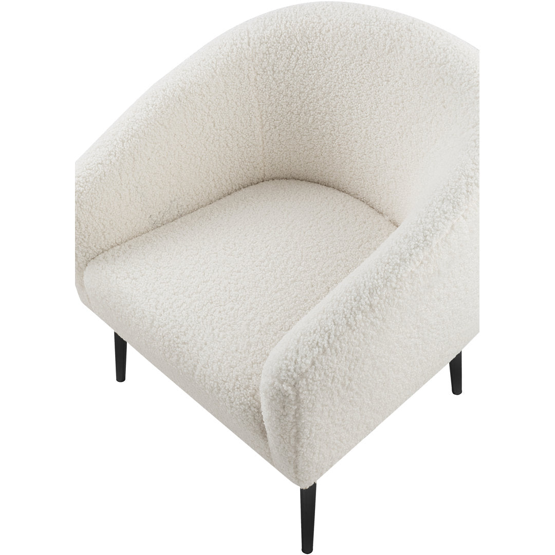 Tisch 30.5" W Barrel Chair Wrought Studio™ Leg Color: Matte Black