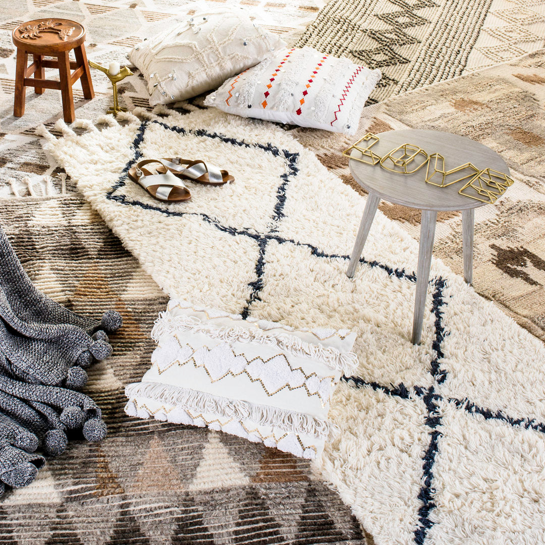 Jacques Hand Woven 60% Wool And 40% Cotton Striped Rug Union Rustic Rug Size: Runner 2'3" x 12'