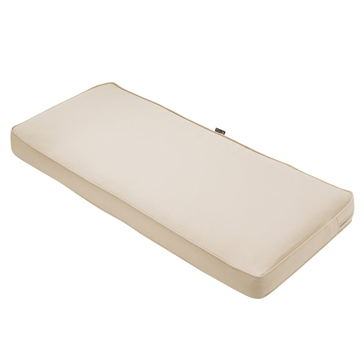Ayvion Outdoor Seat Cushion Arlmont & Co. Cushion Color: Antique Beige Size: 59" W x 18" D