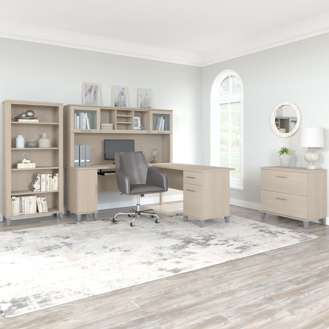 Magomed Bookcase Gracie Oaks Color: Sand Oak