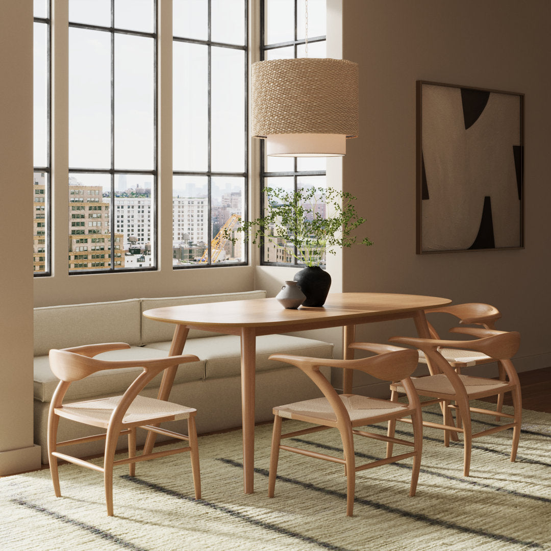 Bray 35" Solid Oak Dining Table AllModern Color: Natural