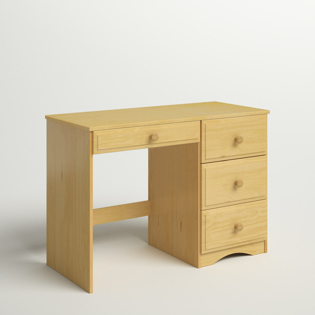 Kellie Writing Desk Three Posts™ Baby & Kids Finish: Natural