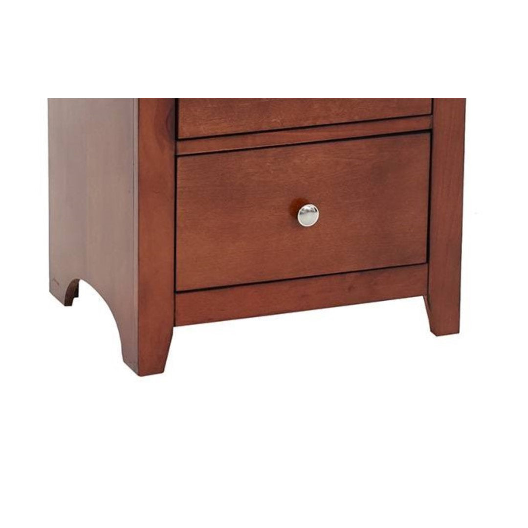 Sheldon 2 Drawer Nightstand Canora Grey Color: Cherry