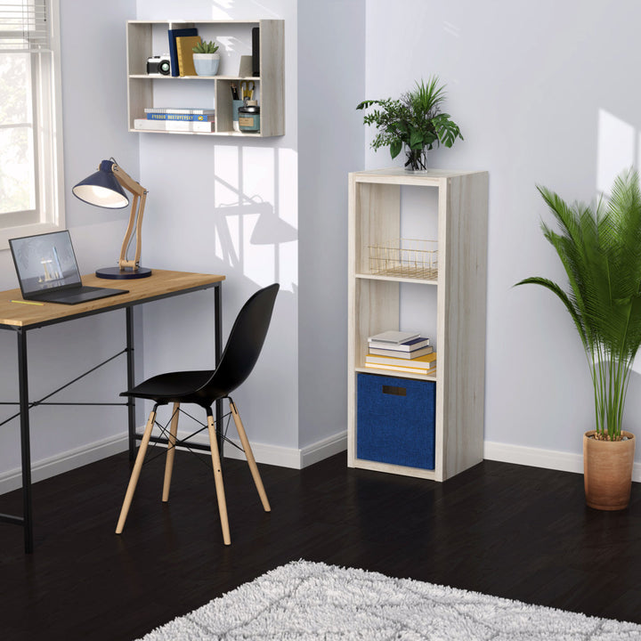 ClosetMaid 43.98" H x 15.87" W Cube Bookcase ClosetMaid Color: Bleached Walnut