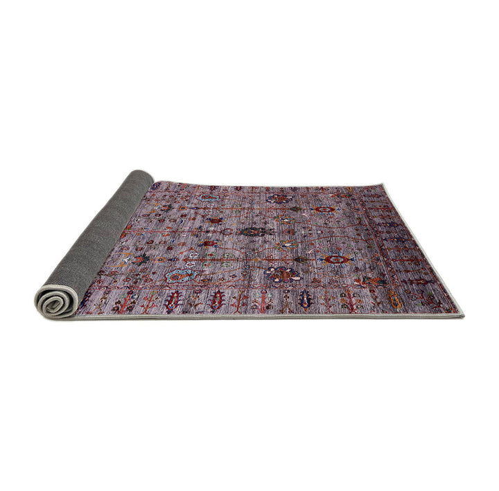 Future Tense Oriental Purple Area Rug Bungalow Rose Rug Size: Square 4'