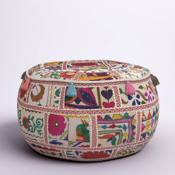 Lorna Floral Pouf Mistana™