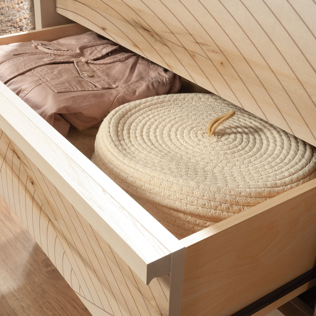 Holtzlander Double Dresser Union Rustic Color: Pacific Maple/Flowing Wave