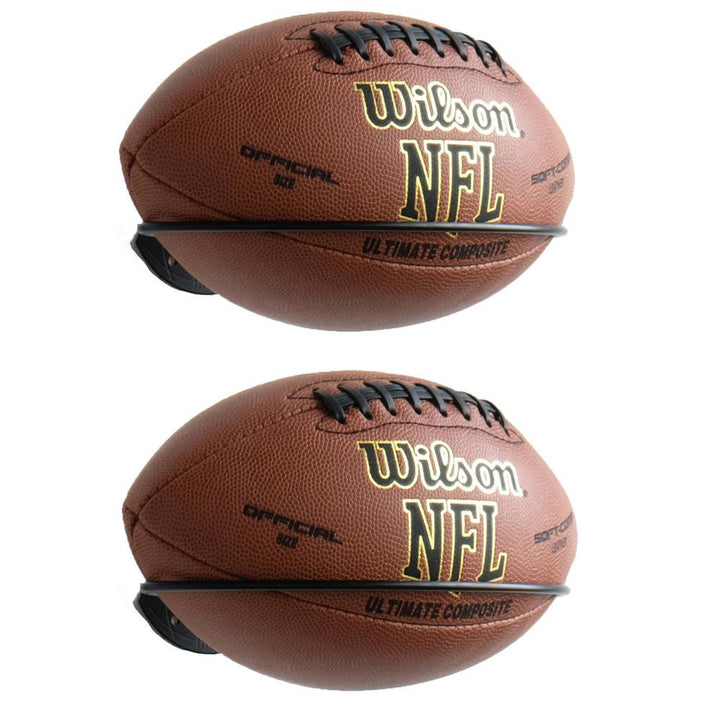 Ixelles Football Wall Mounted Sports Rack (Set of 2) Rebrilliant