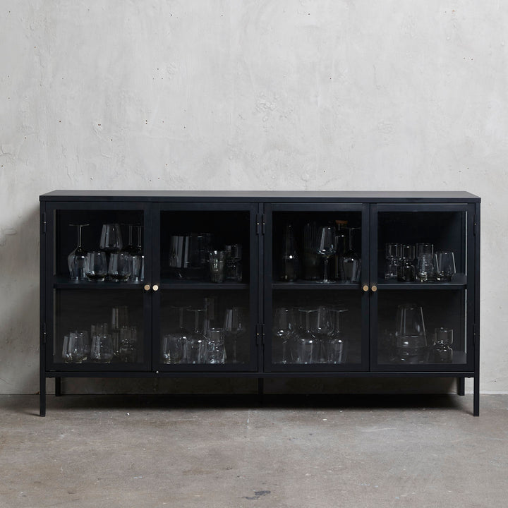 Kellen Black 4-Section Sideboard AllModern