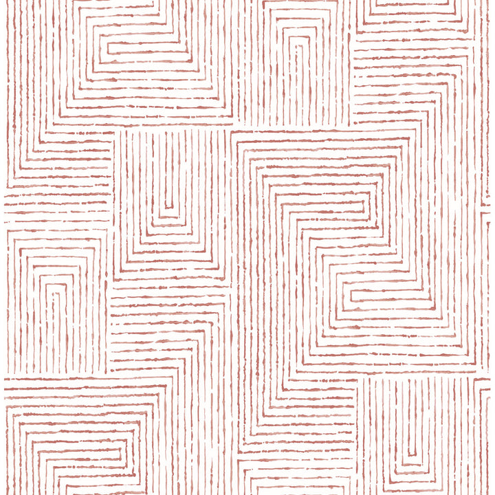 Merritt 33' L x 20.5" W Wallpaper Roll Scott Living Color: Red