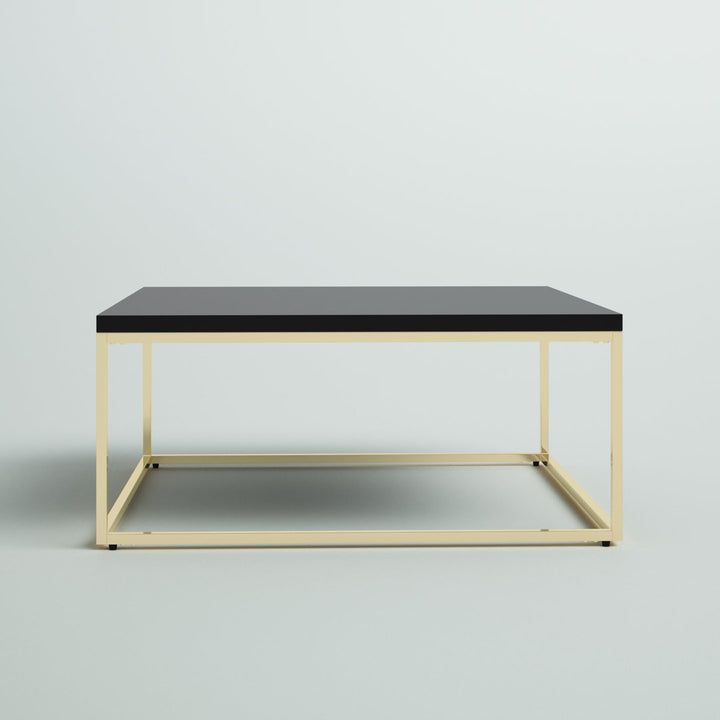 Adilson Coffee Table Wade Logan® Color: Black/Gold