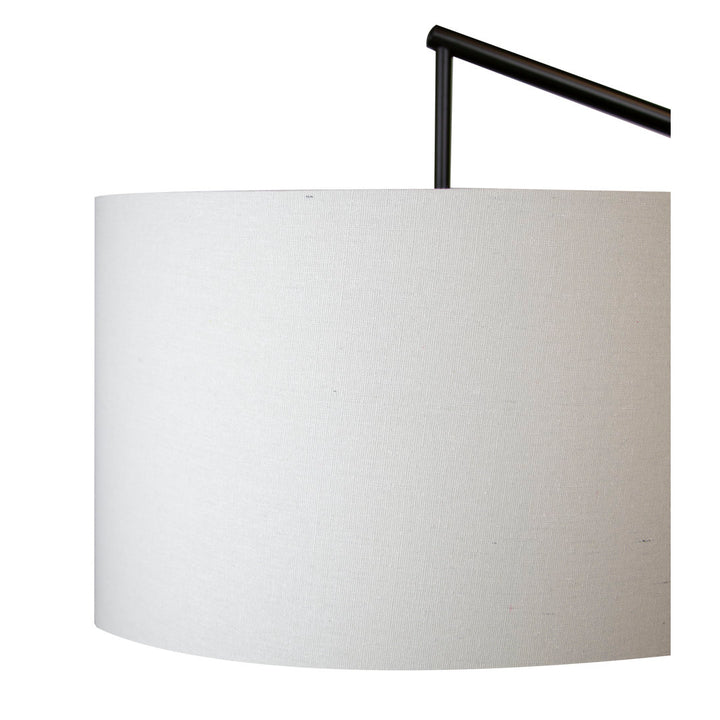 Dyanne 69" Task/Reading Floor Lamp Etta Avenue™ Shade Color: Natural Base Finish: Oiled Bronze