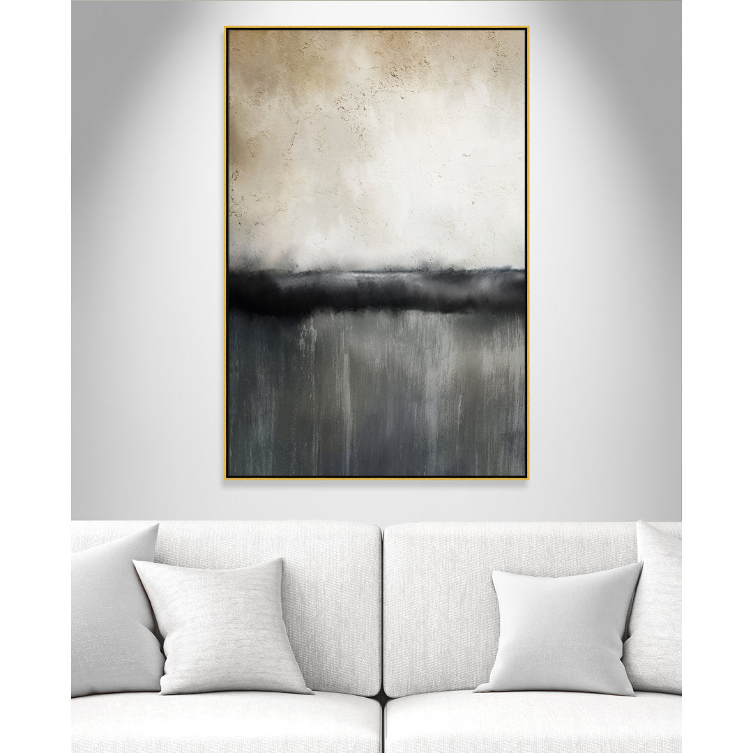 Sunset by Kimberly Allen Print Joss & Main Size: 61.5" H x 41.5" W x 2" D Format: Gold Framed Canvas