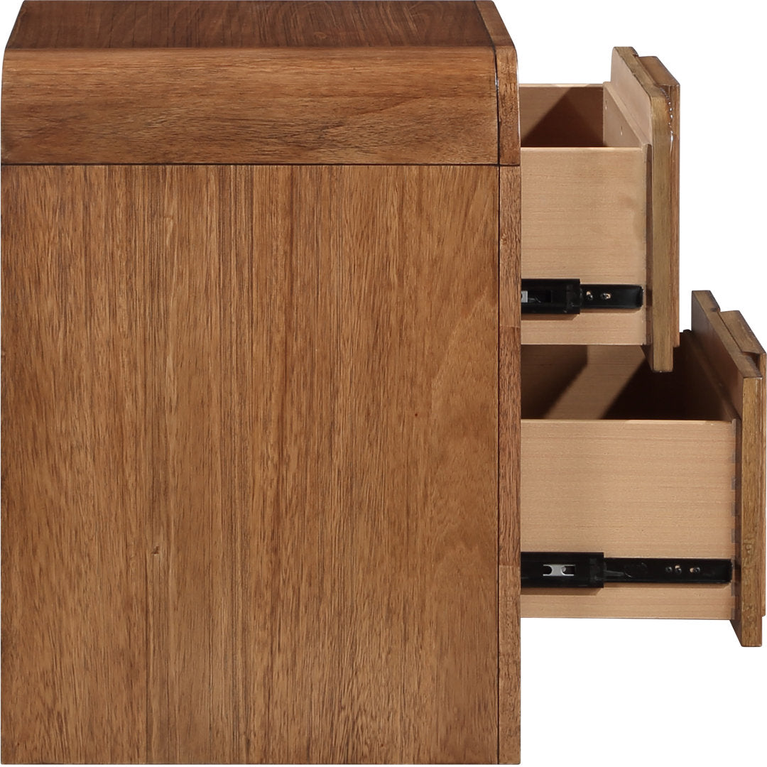 Ishana Solid Wood Nightstand Wrought Studio™ Color: Walnut