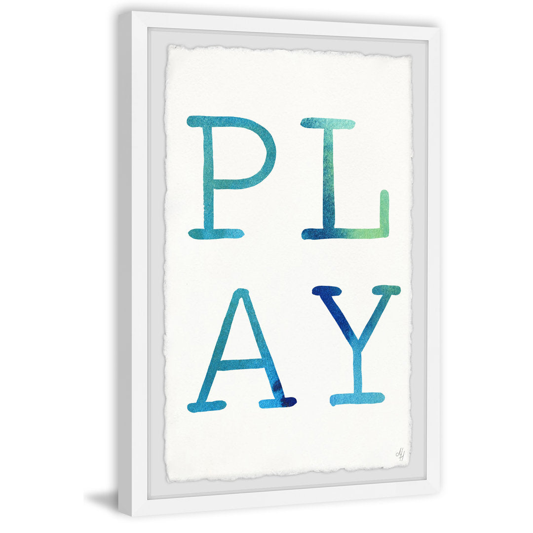 Fabiana 'Play' Framed Print Isabelle & Max™ Size: 36" H x 24" W x 1.5" D