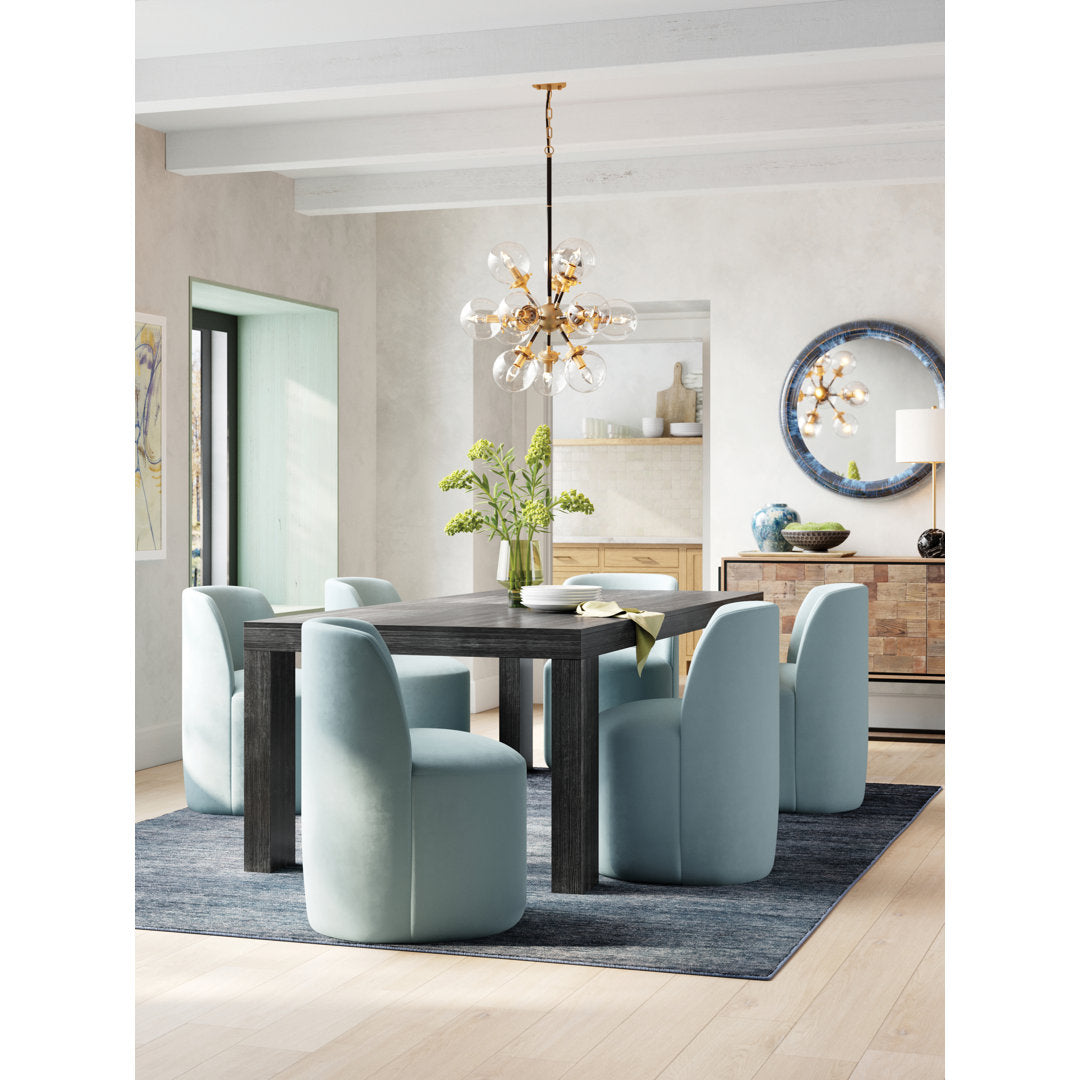 Begonia Dining Chair Joss & Main Upholstery Color: Classic Ocean Velvet