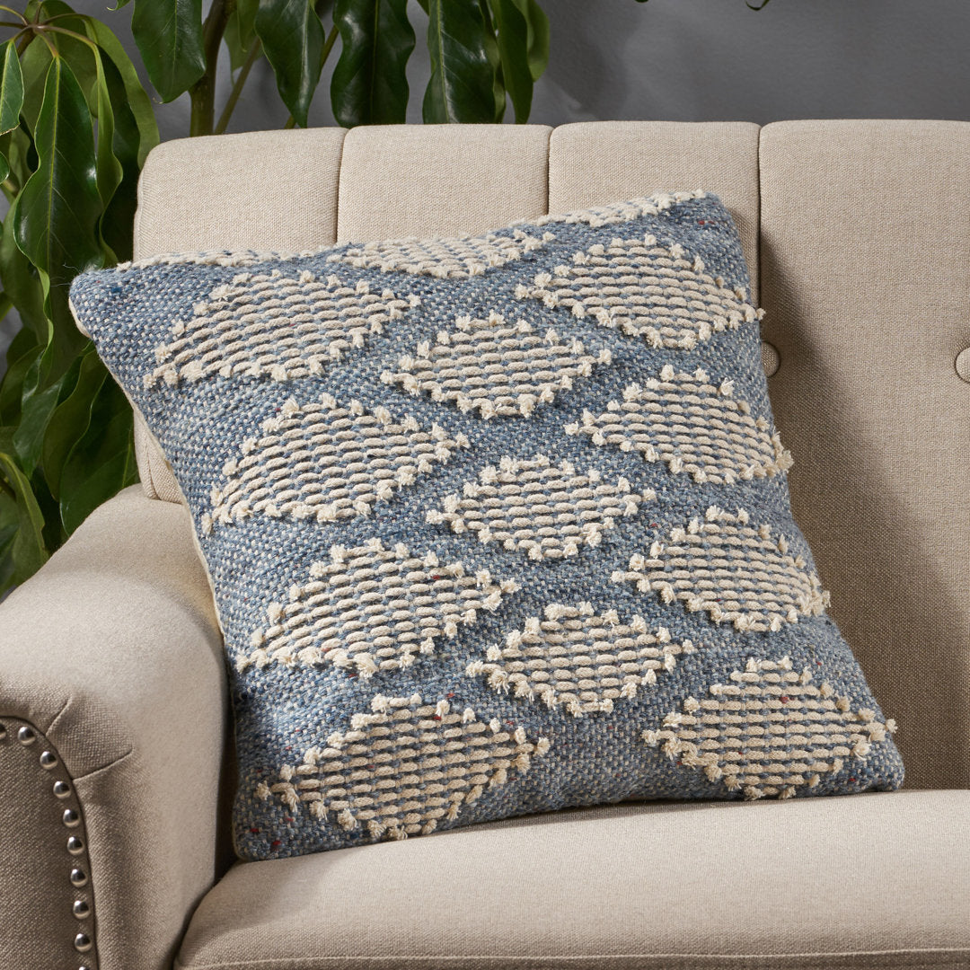 Andrea Geometric 18" Throw Pillow Cover Le Pouf